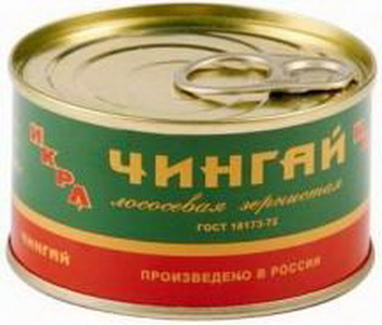 4605561002898 - Икра лососевая зернистая "Чингай", 140 г. 
