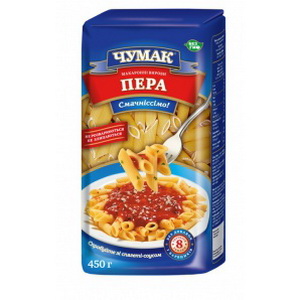 4820001355345 - Макароны "Перья" "Чумак"