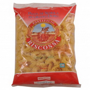 8011780009499 - Макароны RISCOSSA гребешки, 500г.