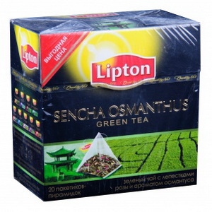 8718114751207 - Чай "Lipton" Green Sencha Osmanthus в пирамидках 20п